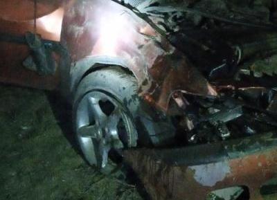 На Ставрополье перевернулся автомобиль «Опель», два человека пострадали